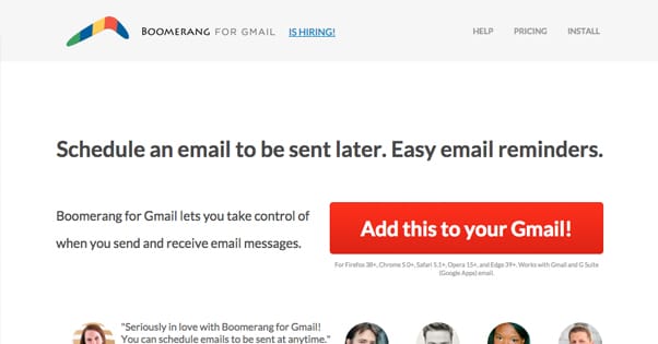 Boomerang For Gmail