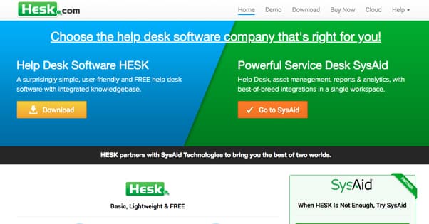 Hesk Help Desk