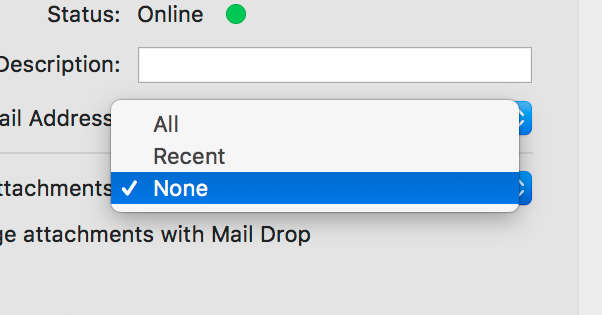 No Attachments on Mac Mail