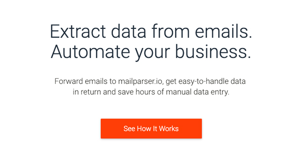 Email Parser Homepage