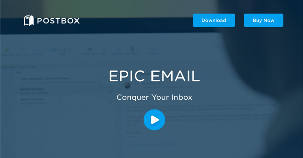 Postbox App Homepage