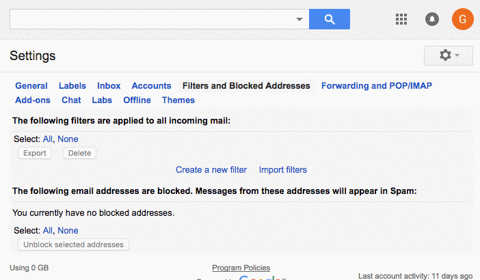 Gmail Filters Gif