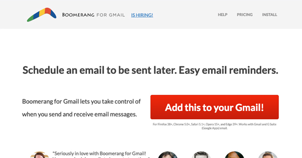 Boomerang Gmail