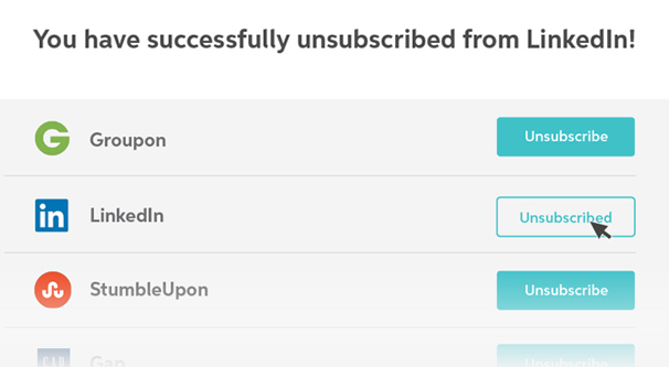 Auto Unsubscribing from Emails