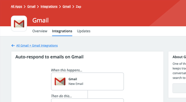 Zapier Gmail Autoresponder