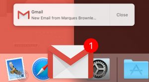 placing gmail on my desktop