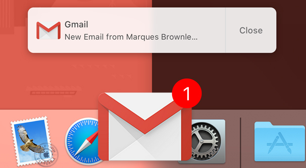 Gmail Mac Notification