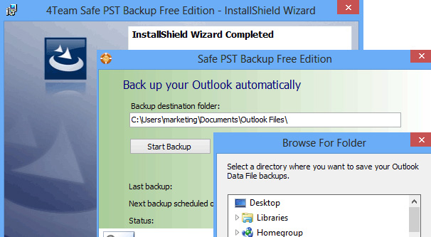 Backup PST File