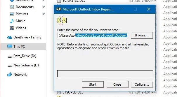 Outlook Repair Tool