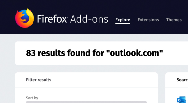 Firefox Outlook Addons