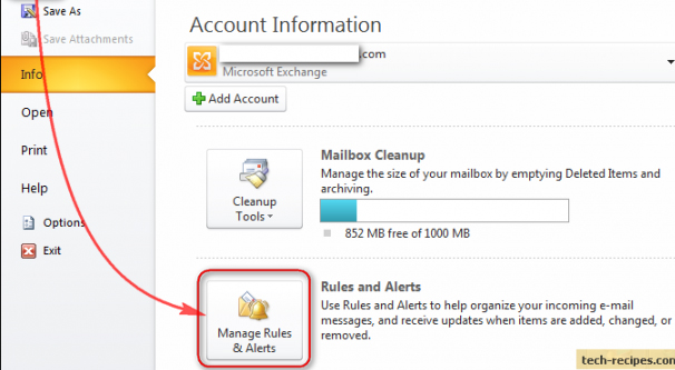 как объединить 2 учетные записи электронной почты в Outlook