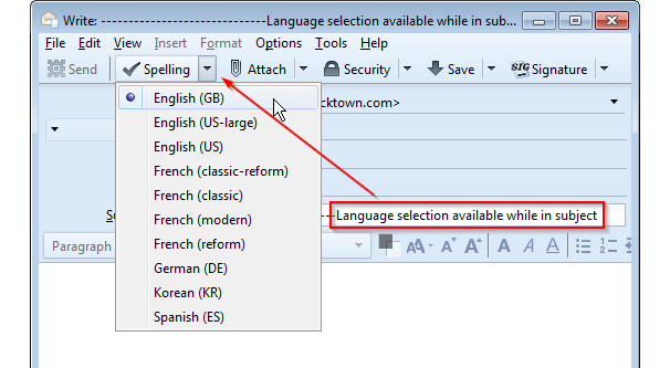 spell check in outlook 365