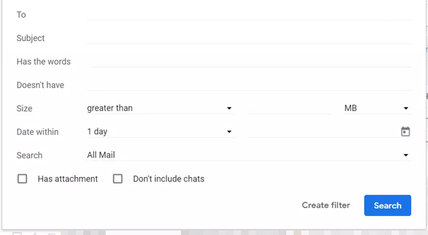 Create Gmail Filter